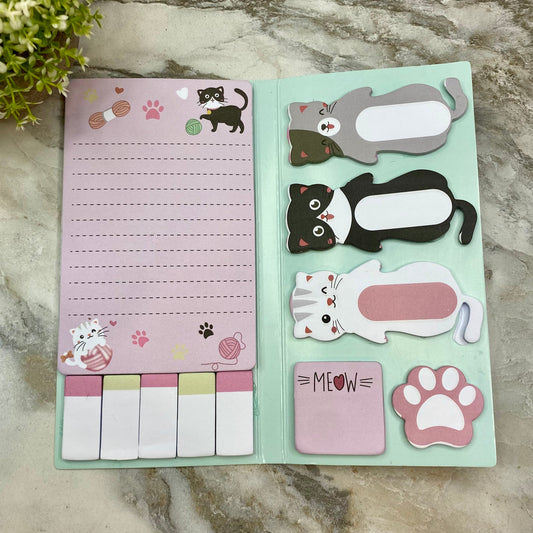 Sticky Note Booklet Set - Really Like Cats