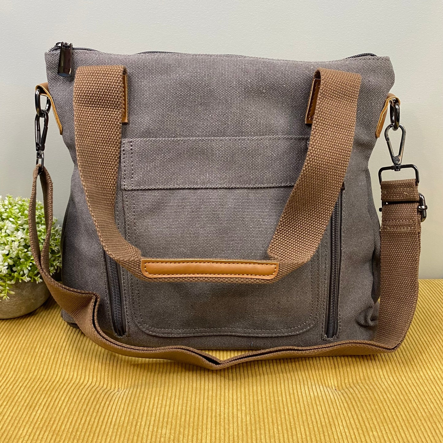 Caitlin - Canvas Satchel