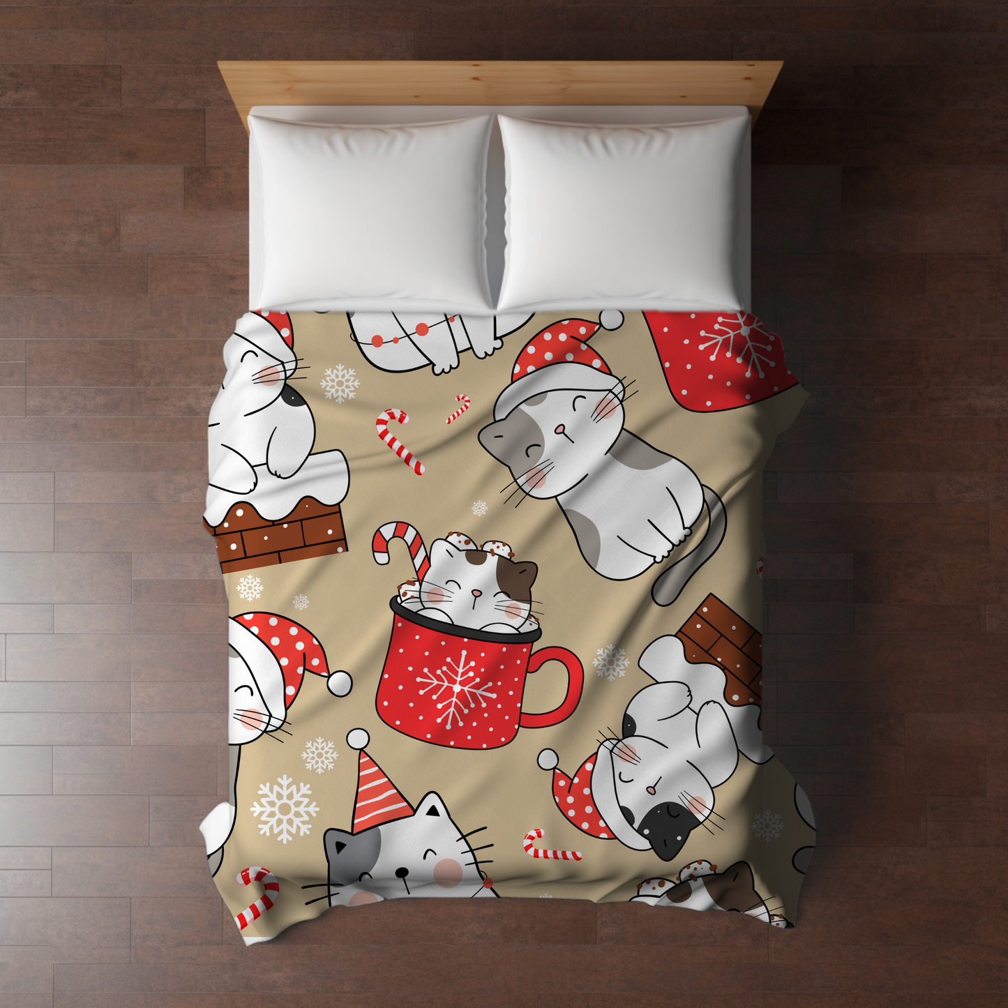 Blanket - Christmas - Cats