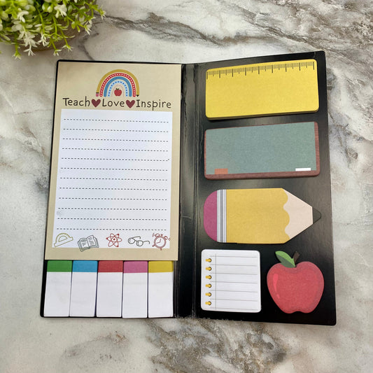 Sticky Note Booklet Set - Teaching Heart (Black Background)