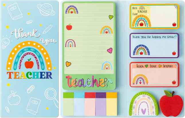 Sticky Note Booklet Set - Thank you Teacher