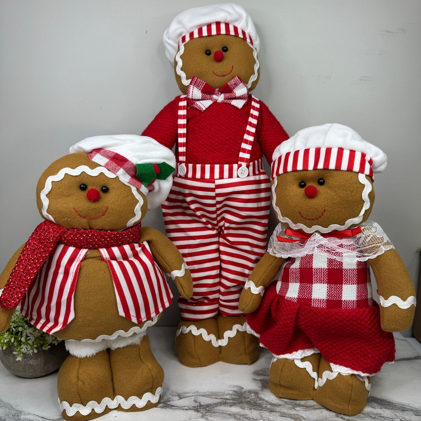 Telescopic Standing Christmas Decor - Gingerbread #3