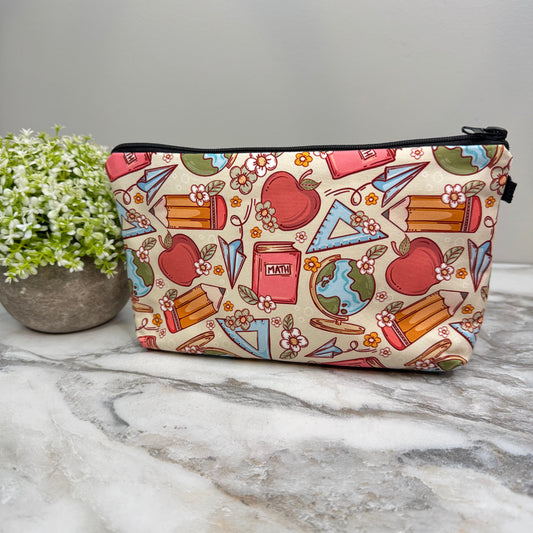 Pouch - Teacher Floral Math